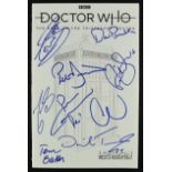 DR WHO SIGNED PHOTOS and other signed memorabilia. Large collection from a devoted collector.