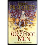 TERRY PRATCHETT 'The Wee Free Men' First Edition hardback, signed by author. Very good.