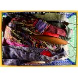 NECK TIE COLLECTION. A colourful collection of approximately 60 silk ties. Many designer labels and