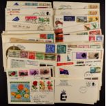 COLLECTIONS & ACCUMULATIONS WORLD CARTON incl. GB & Commonwealth mint sheets or blocks, 1953