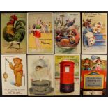 POSTCARDS - NOVELTY CONCERTINA TYPES largely South Coast and Solent seaside areas, 1900's-30's. (
