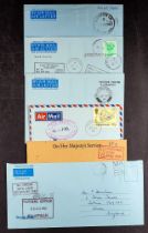 FALKLAND IS. 1982 - 1984 POST-CONFLICT MAIL collection of loose covers and air letters showing