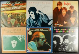 45rpm VINYL SINGLES in a box of approximately 200 from the 60s to 80s. Includes The Beatles, Elton