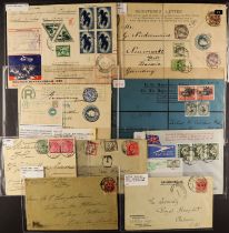 COLLECTIONS & ACCUMULATIONS BRITISH AFRICA COVERS group of 31 selected items spanning 1893 to 1952