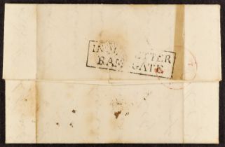 GB.PRE - STAMP 1827 INDIA LETTER RAMSGATE (Feb) an entire letter "pr. Juliana" from Madras to Cape