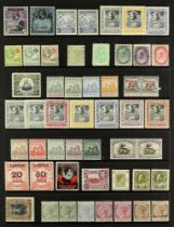 COLLECTIONS & ACCUMULATIONS COMMONWEALTH MINT QV to QEII on 5 black protective pages, Ascension 1922