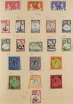 COLLECTIONS & ACCUMULATIONS COMMONWEALTH QV to QEII mint & used collection in an album with Falkland