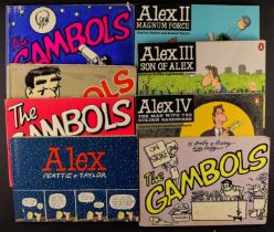 COMIC STRIP BOOKS: THE GAMBOLS & ALEX. Comprising of 'The Best of Alex' annuals from 2002 to 2018,