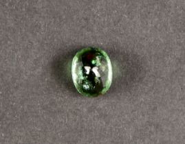 GEMSTONE 6.19 ct TOURMALINE PARAIBA. Green with oval faceted cut. Measures 12.28 x 9.84 x 7.33 mm.