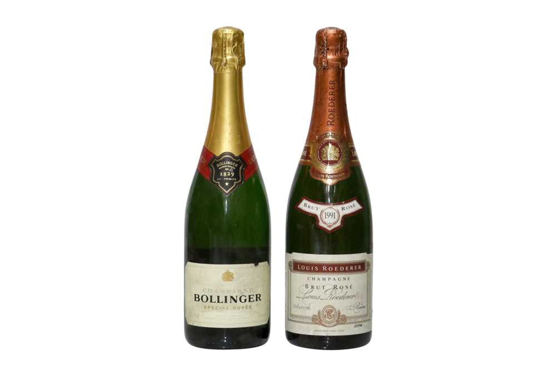 Louis Roederer Rosé, Reims, 1991 and Bollinger, Special Cuvee, Ay, NV