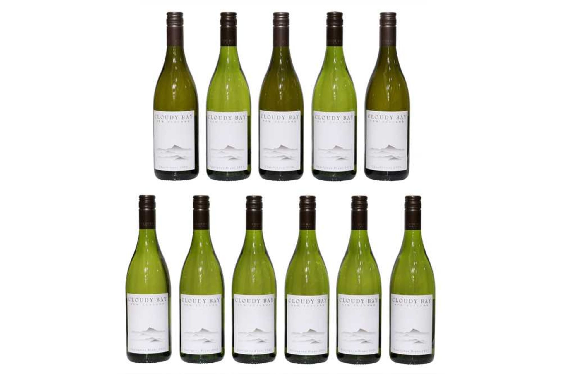 Cloudy Bay Sauvignon Blanc, Marlborough, 2021 and 2020, eleven bottles in total
