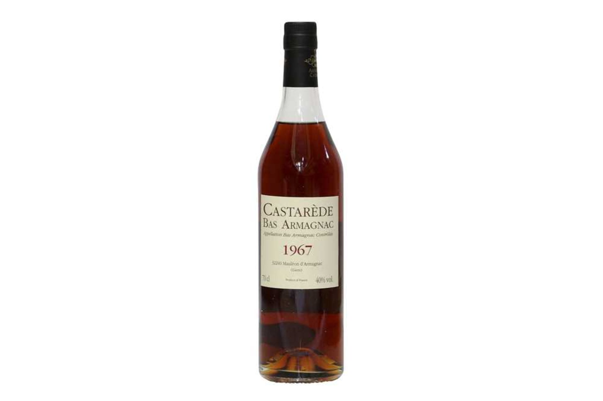 Castarede, Bas Armagnac, 1967, 40% vol, 70cl, one bottle