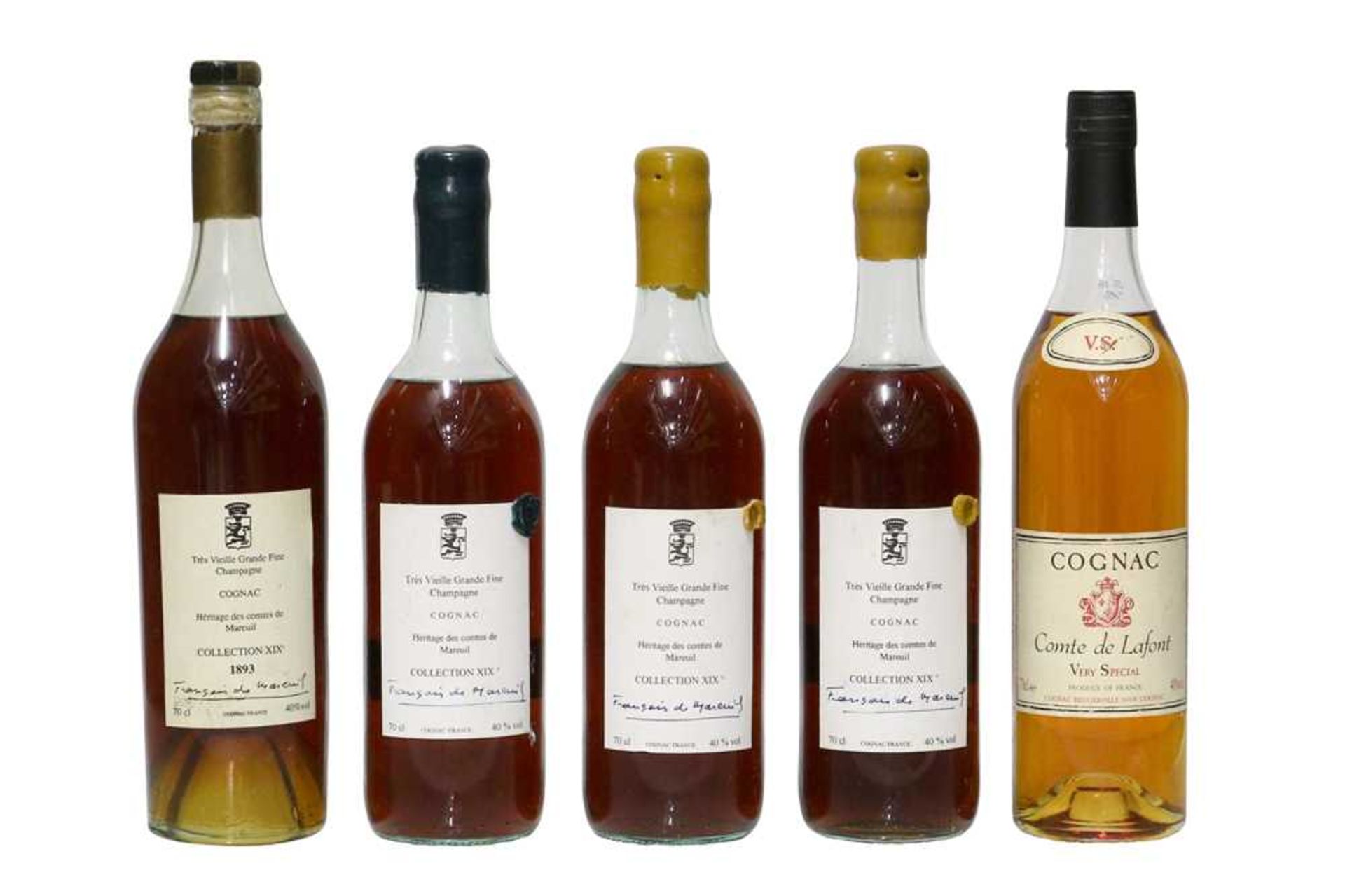 Heritage des Comtes de Mareuil, Tres Vieille Grande Fine Champagne Cognac, Collection XIX