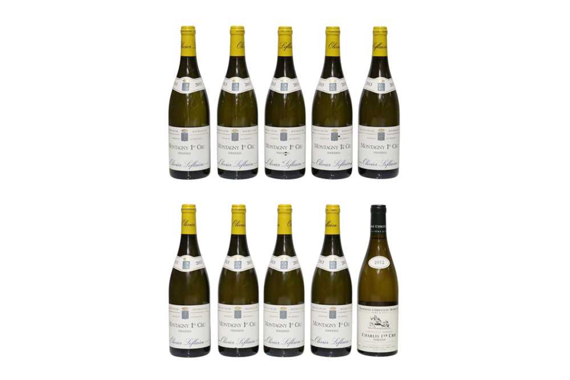 Assorted White Burgundy: Olivier Leflaive, Perrieres, 2013, nine bottles and one other