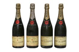 Moet & Chandon, Epernay, NV, four bottles 