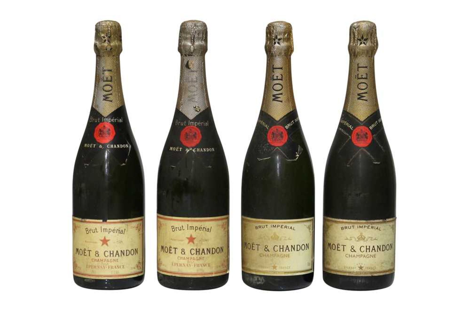 Moet & Chandon, Epernay, NV, four bottles 