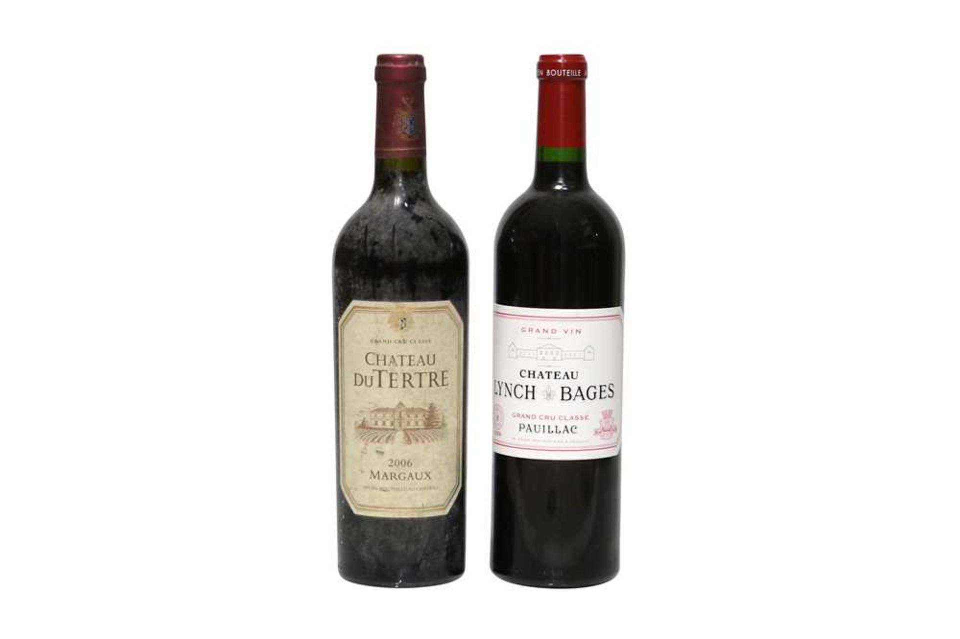 Chateau Lynch Bages, 2006 and Chateau du Terte, 2006, two bottles in total