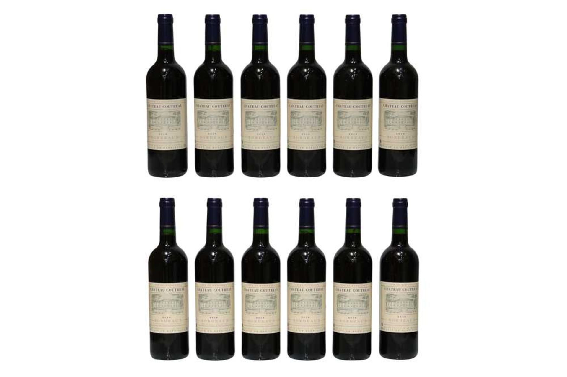 † Chateau Coutreau, Bordeaux, 2018, twelve bottles (two six bottle OCCs)