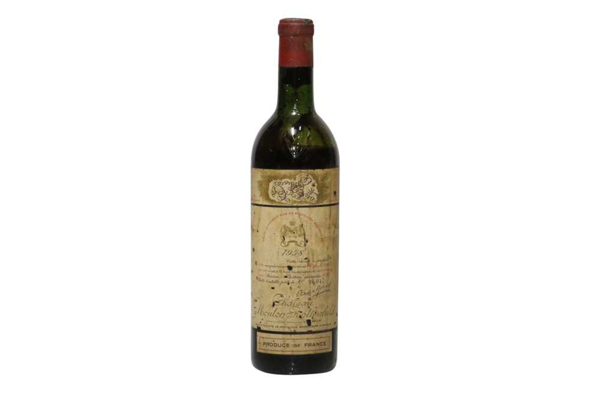 Chateau Mouton Rothschild, 1er Cru Classe, Pauillac, 1958, one bottle