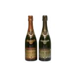 Louis Roederer Rosé, Reims, 1985, one bottle and Louis Roederer, Reims, 1990, one bottle