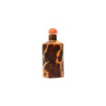 λ A CHINESE TORTOISESHELL SNUFF BOTTLE 民國時期 玳瑁鼻煙壺