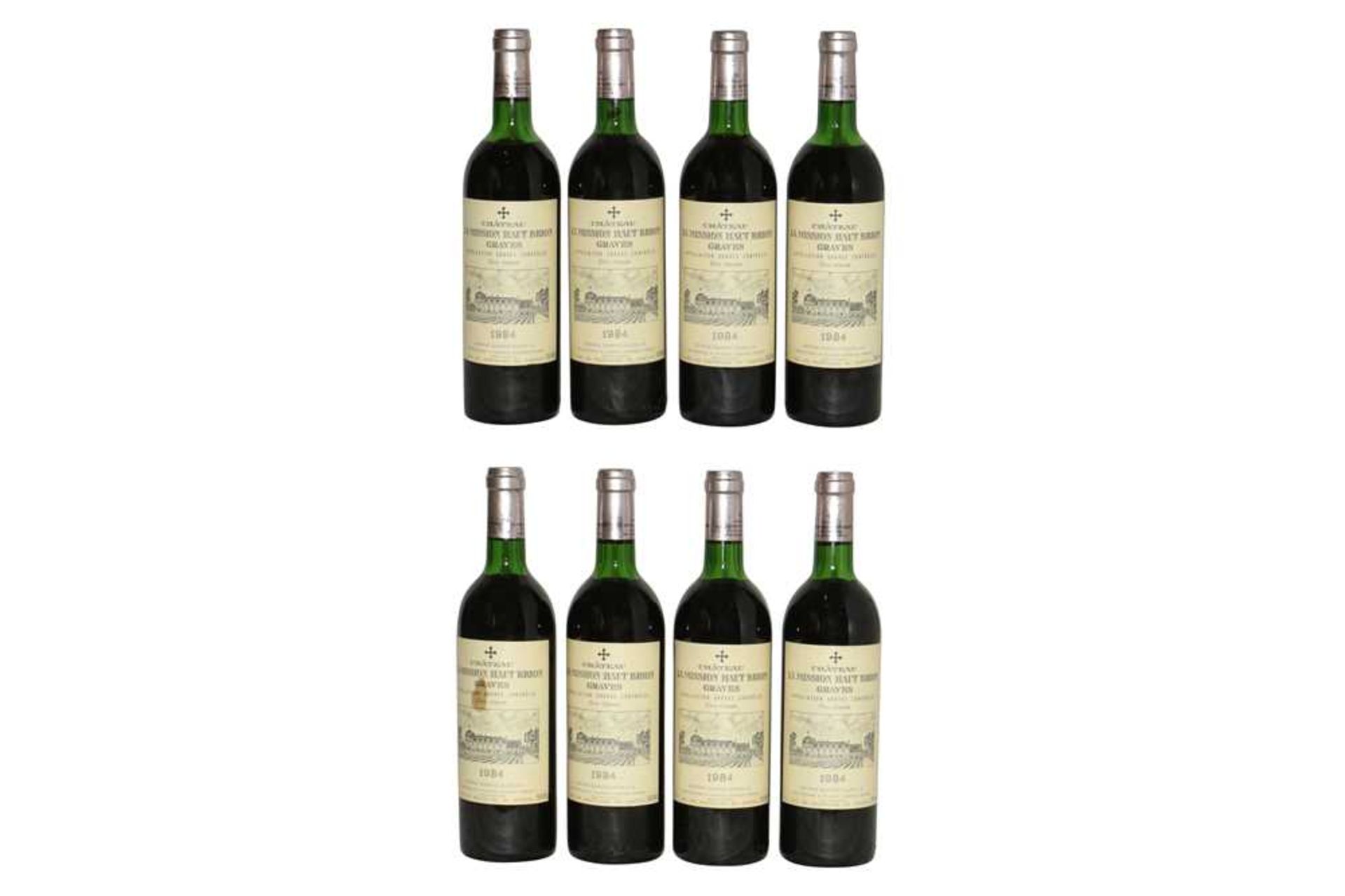 Chateau La Mission Haut Brion, Pessac Leognan, 1984, eight bottles