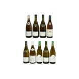 Assorted White Burgundy, Chablis and Santenay, nine bottles