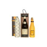 Two Bottles of Veuve Clicquot and a Magnum of Chablis