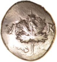 Verica Vine Leaf. Prancing Horse. Southern Region. c.AD10-40. Celtic gold stater. 15-17mm. 5.37g.