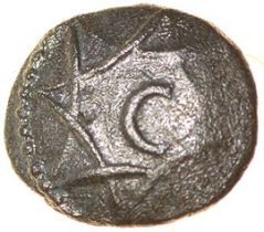 Tincomarus ABC Bird. C Type. Southern Region. c.25BC-AD10. Celtic silver minim. 9mm. 0.34g.