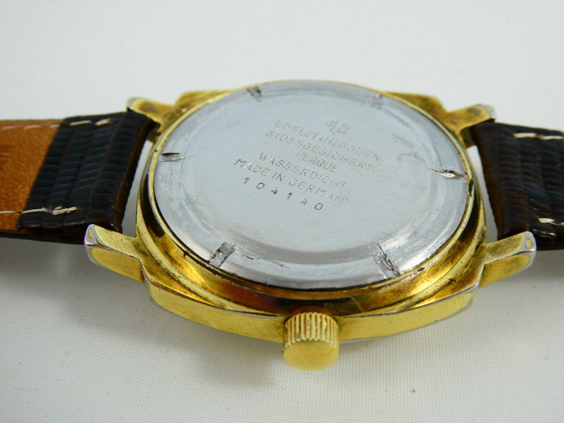 Glashütte Chronometer Armbanduhr Kal. 70.3 - Image 4 of 4