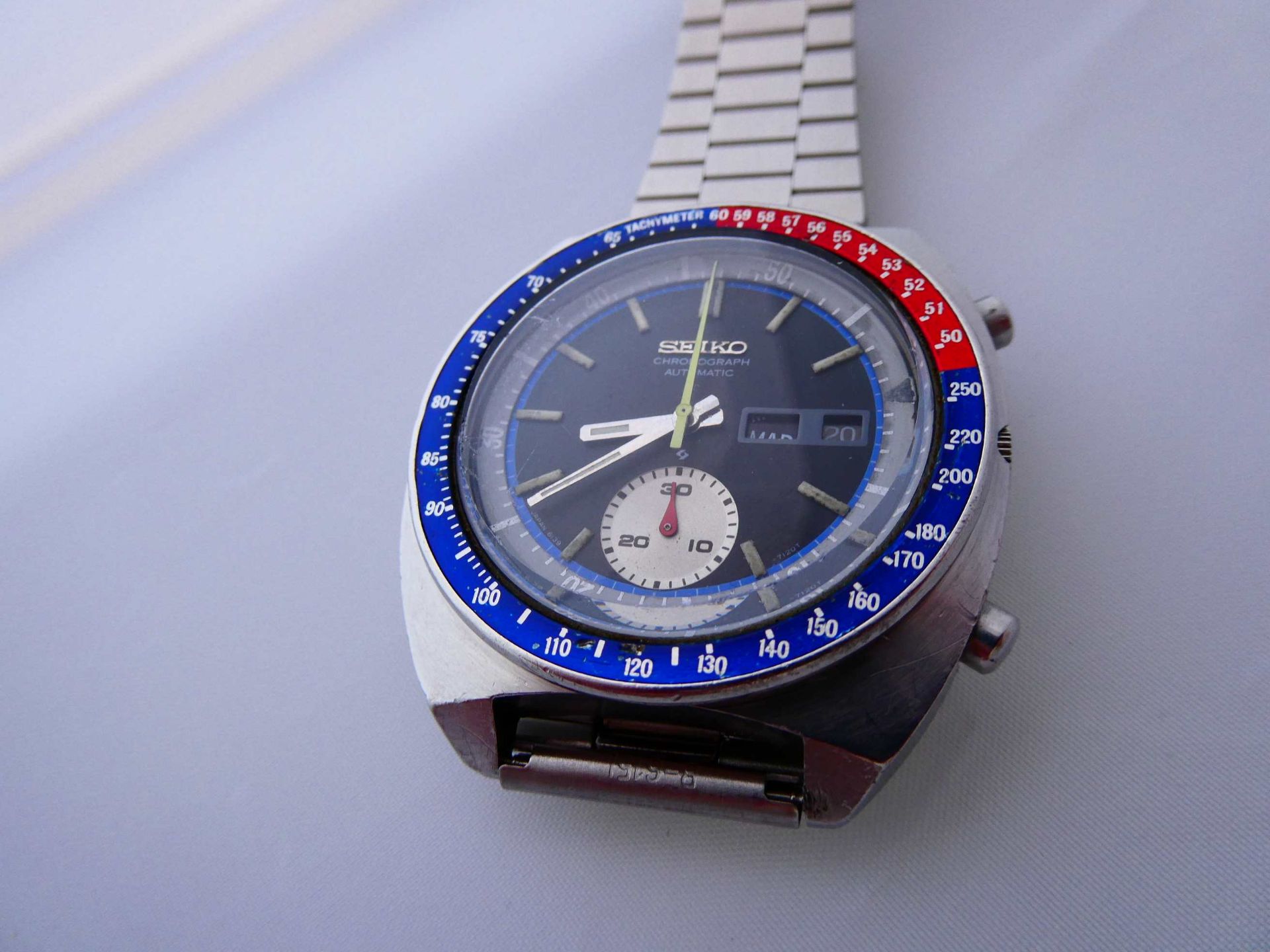 Seiko Chronograph " Pepsi ", Automatik