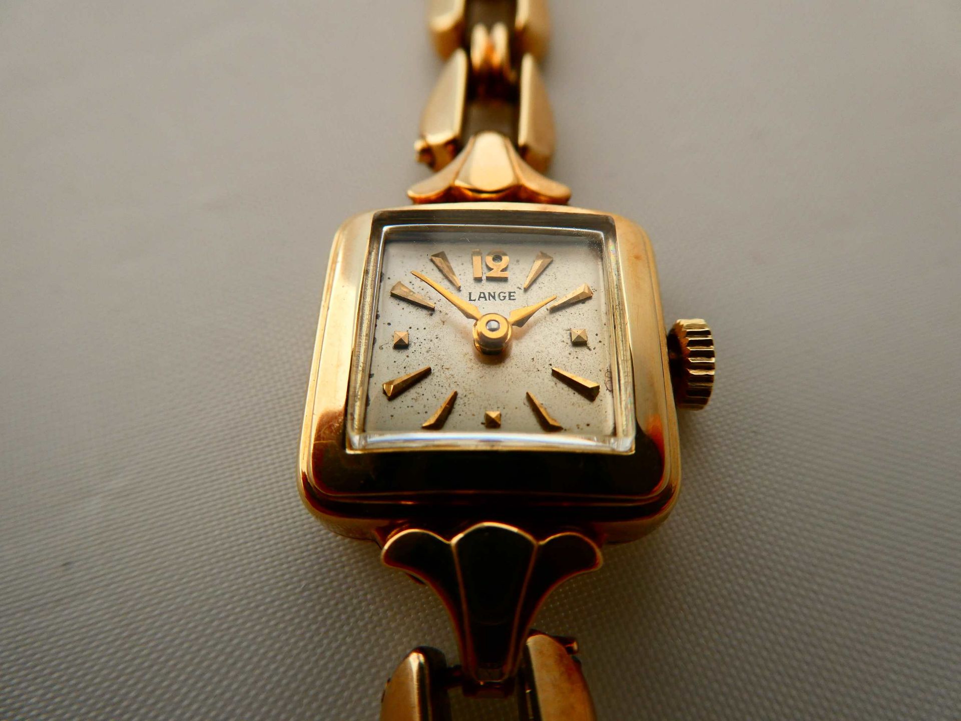 " Lange " Damenuhr in 585 Gelbgold - Image 2 of 3