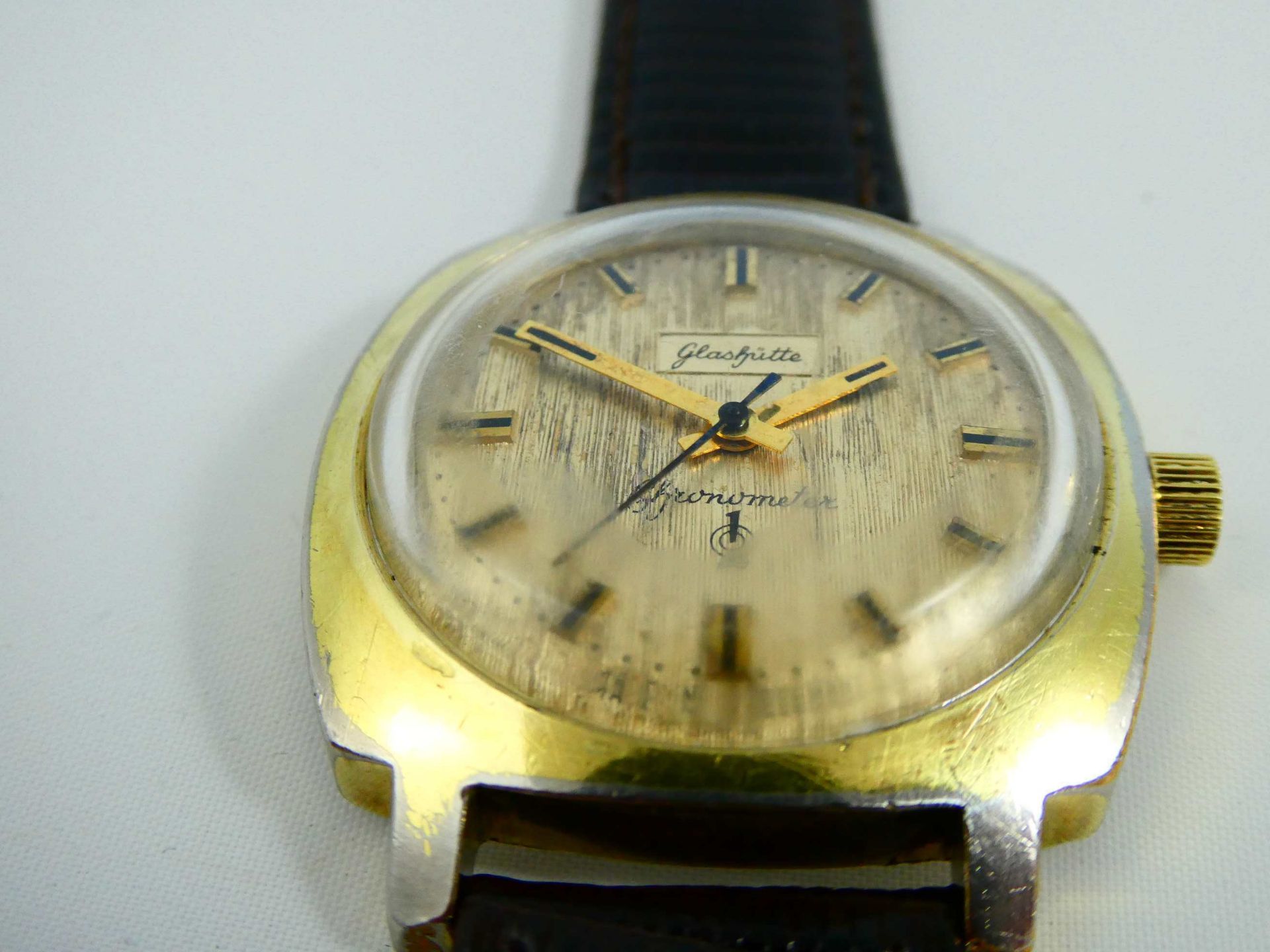 Glashütte Chronometer Armbanduhr Kal. 70.3 - Image 2 of 4