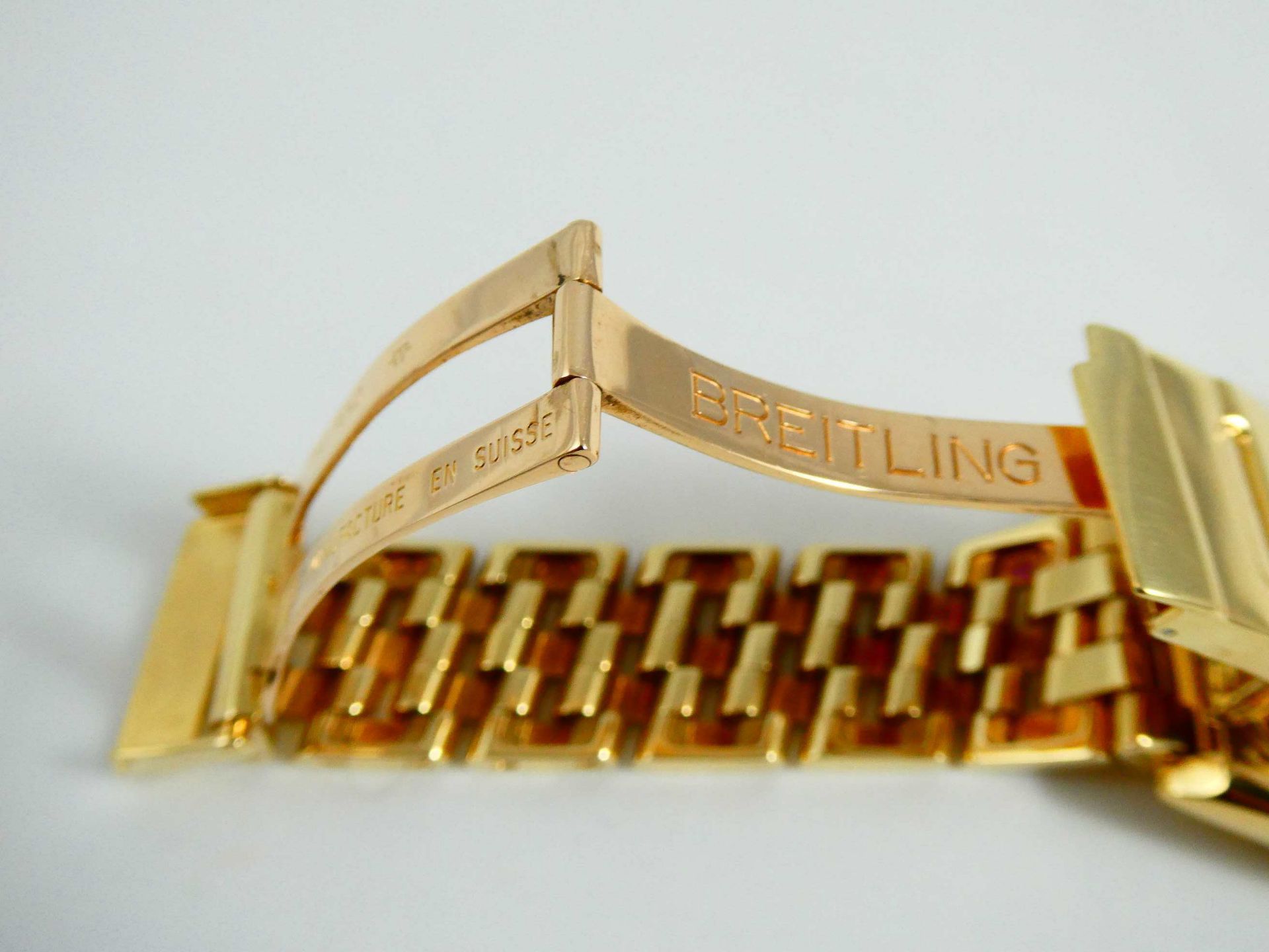 Breitling " Chronomat " in 18 Karat Gold - Image 7 of 10