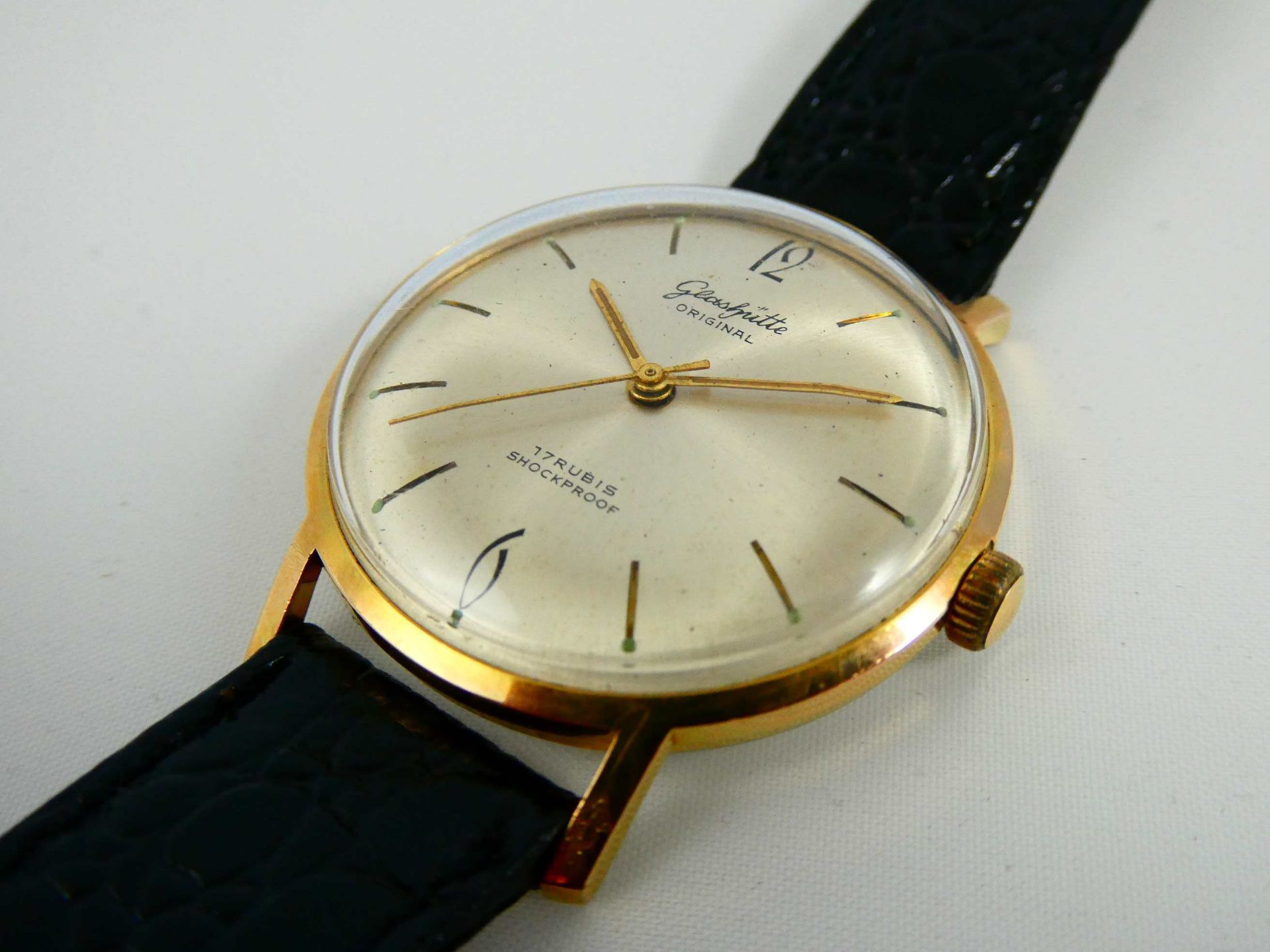 Glashütte Original Uhr Kaliber 70.1 um 1965 ( Exportuhr )