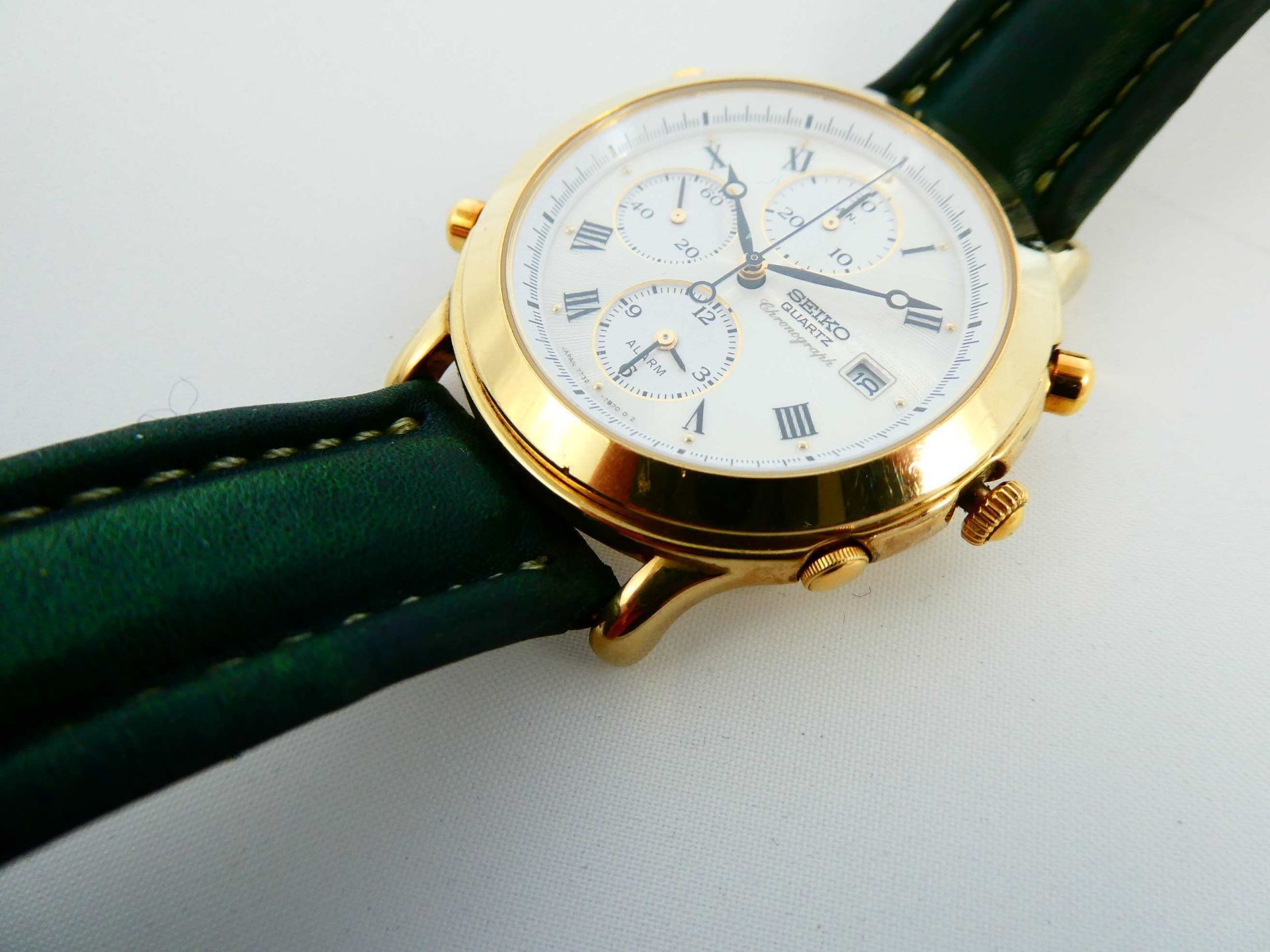 Seiko Chronograph in Gold