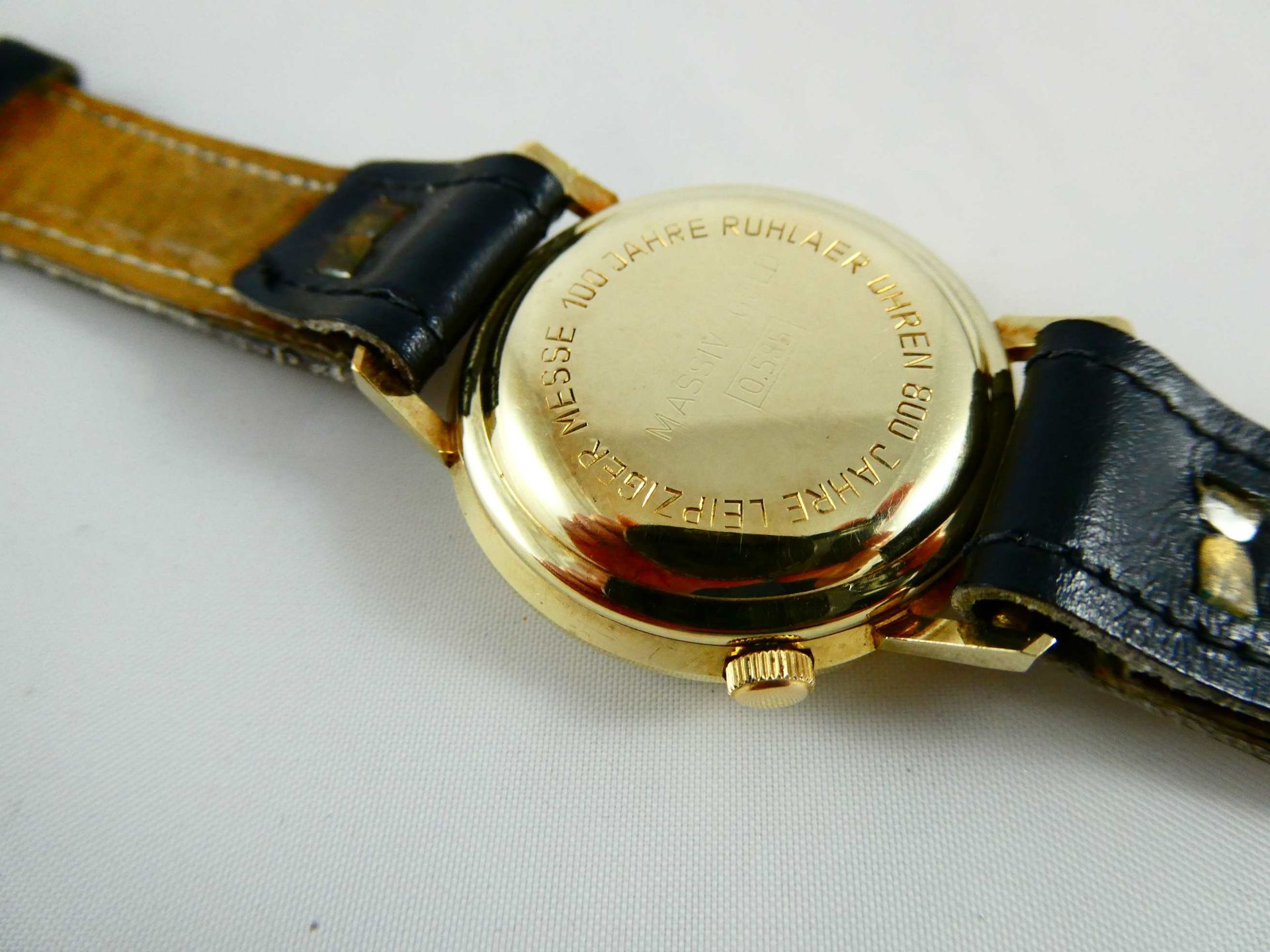 Walter Ulbricht Armbanduhr in Gold - Image 6 of 9