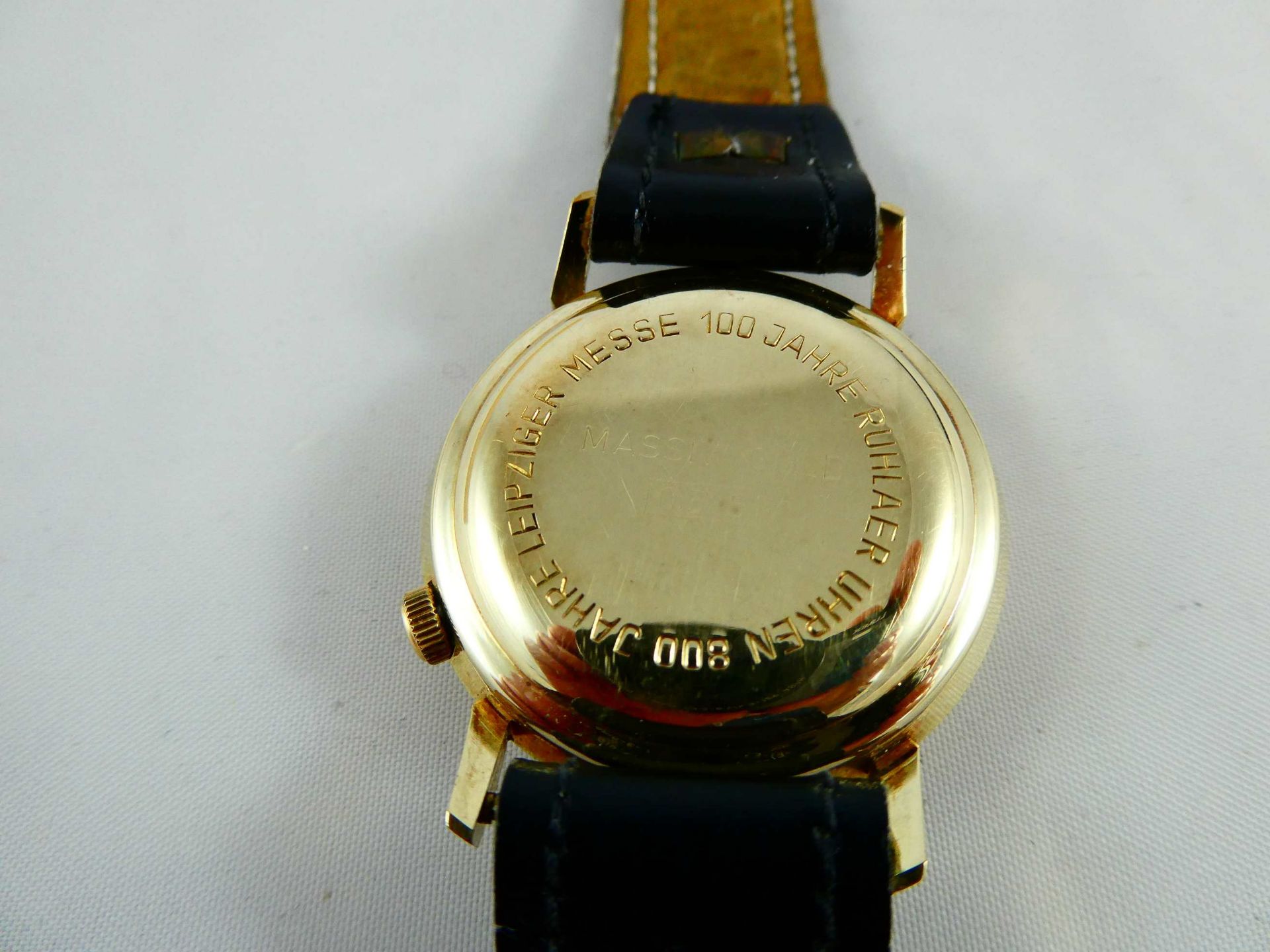 Walter Ulbricht Armbanduhr in Gold - Image 8 of 9