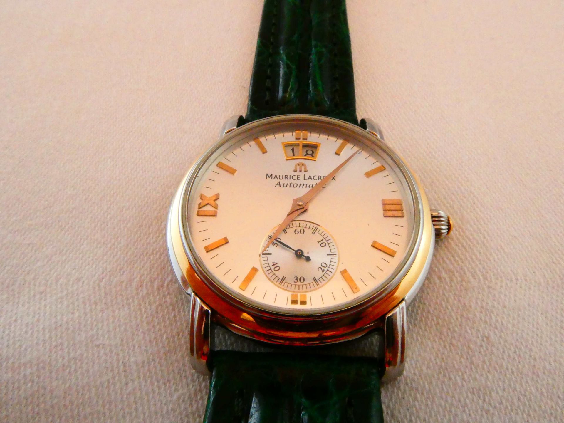 Maurice Lacroix Grand Date Classic in Stahl/Gold - Image 2 of 7