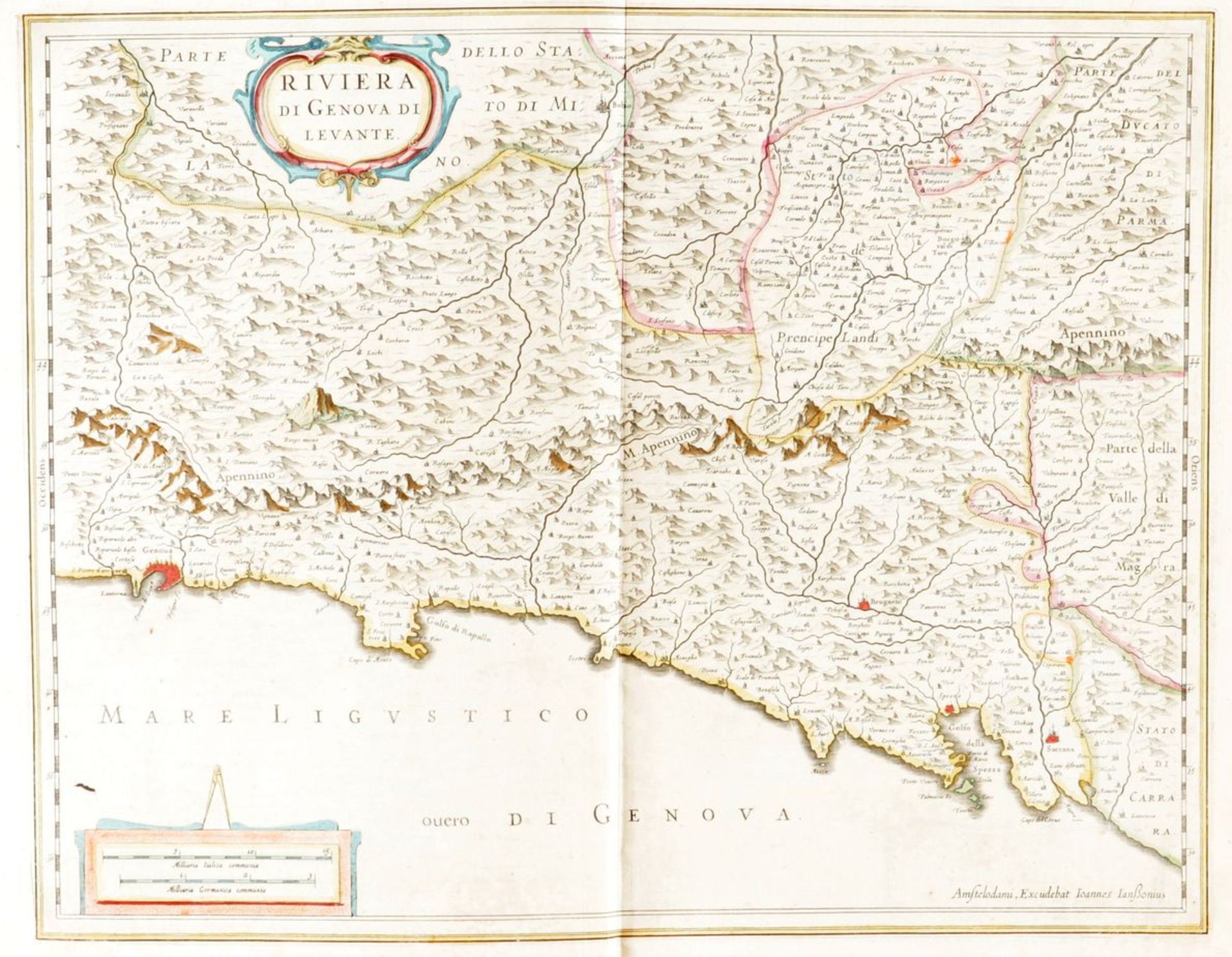 3 Karten - Küste vor Genua, Südschweden, Nordniedersachsen - Bild 4 aus 4