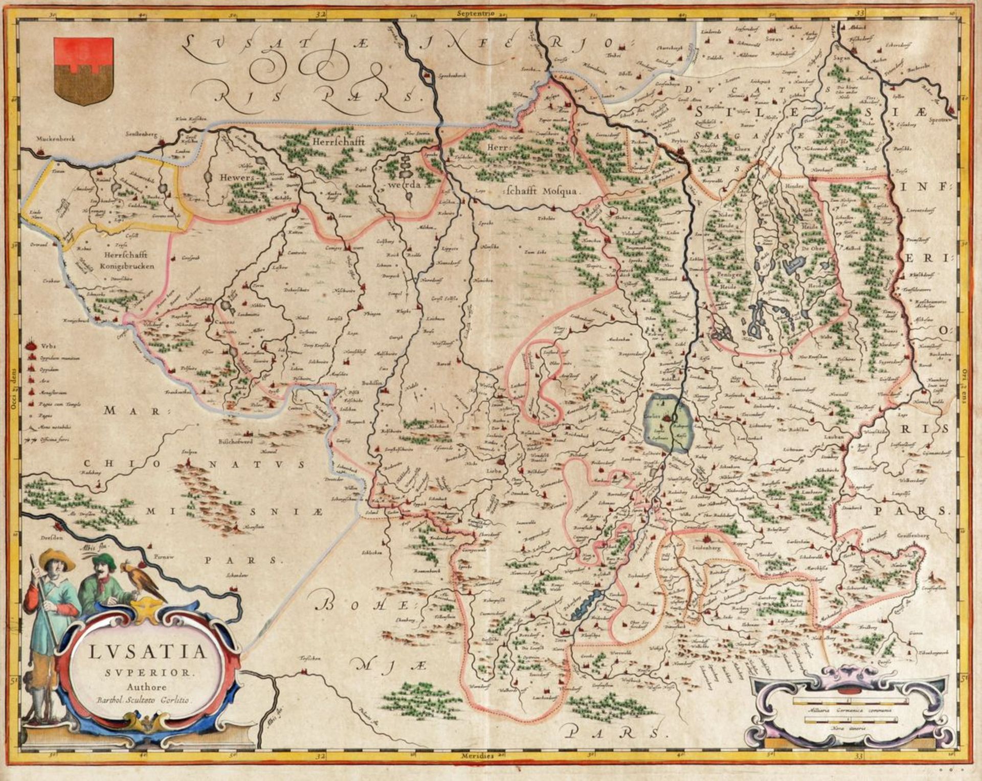 Oberlausitz Karte