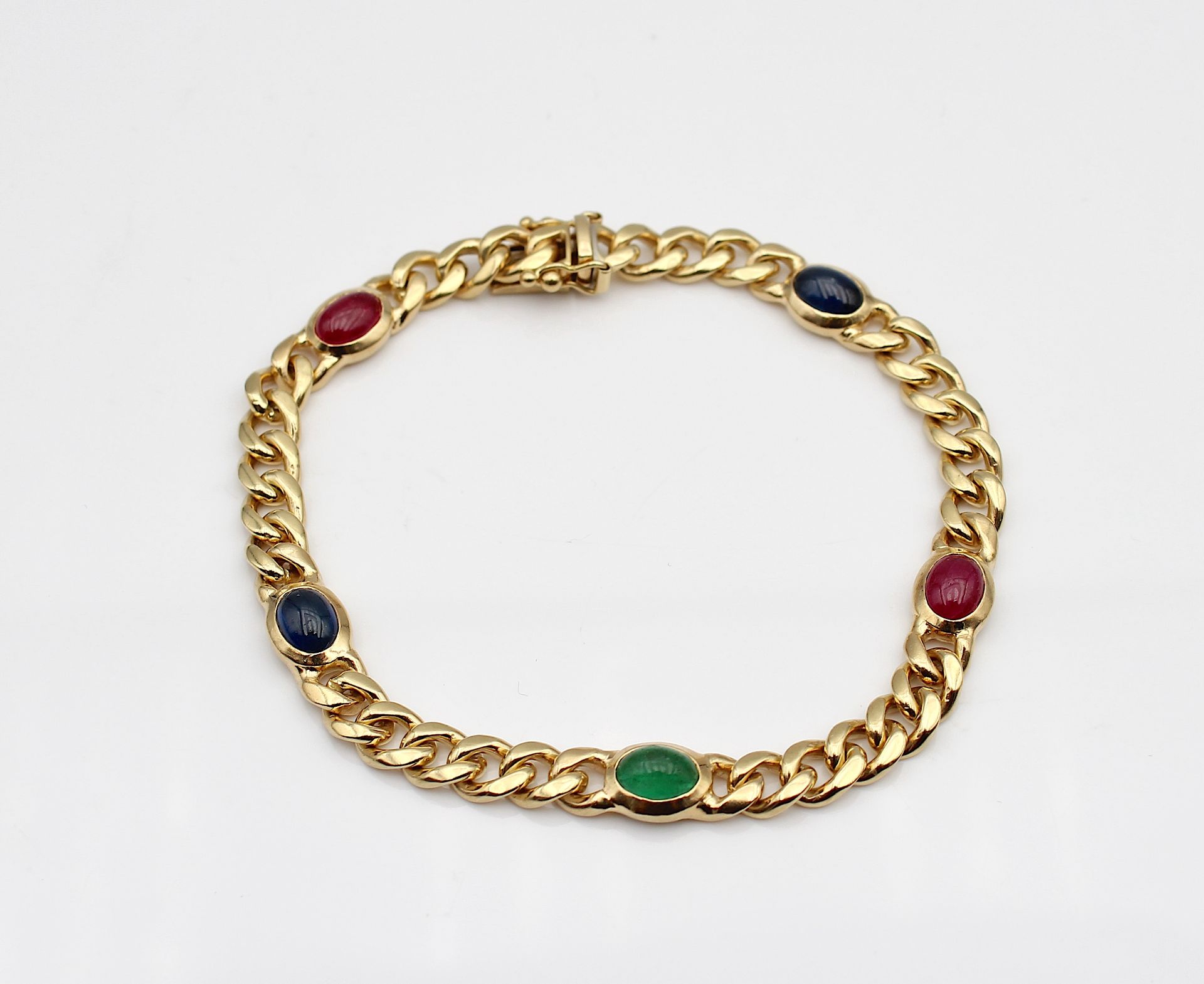 Timeless bracelet with sapphire, emerald and ruby - Image 2 of 3