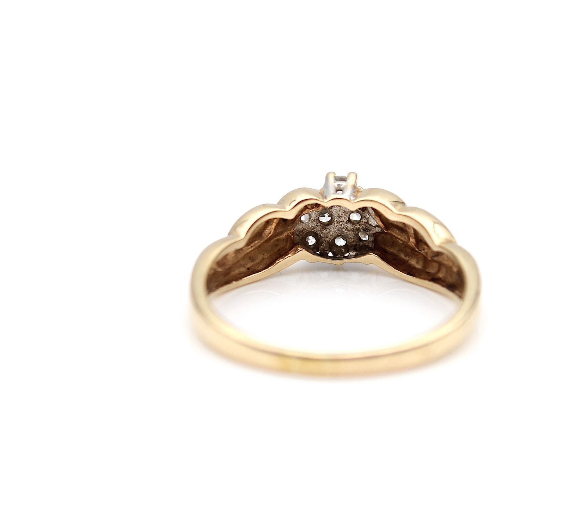 Sweet ring with brilliant, total ca. 0,20 ct - Image 3 of 3