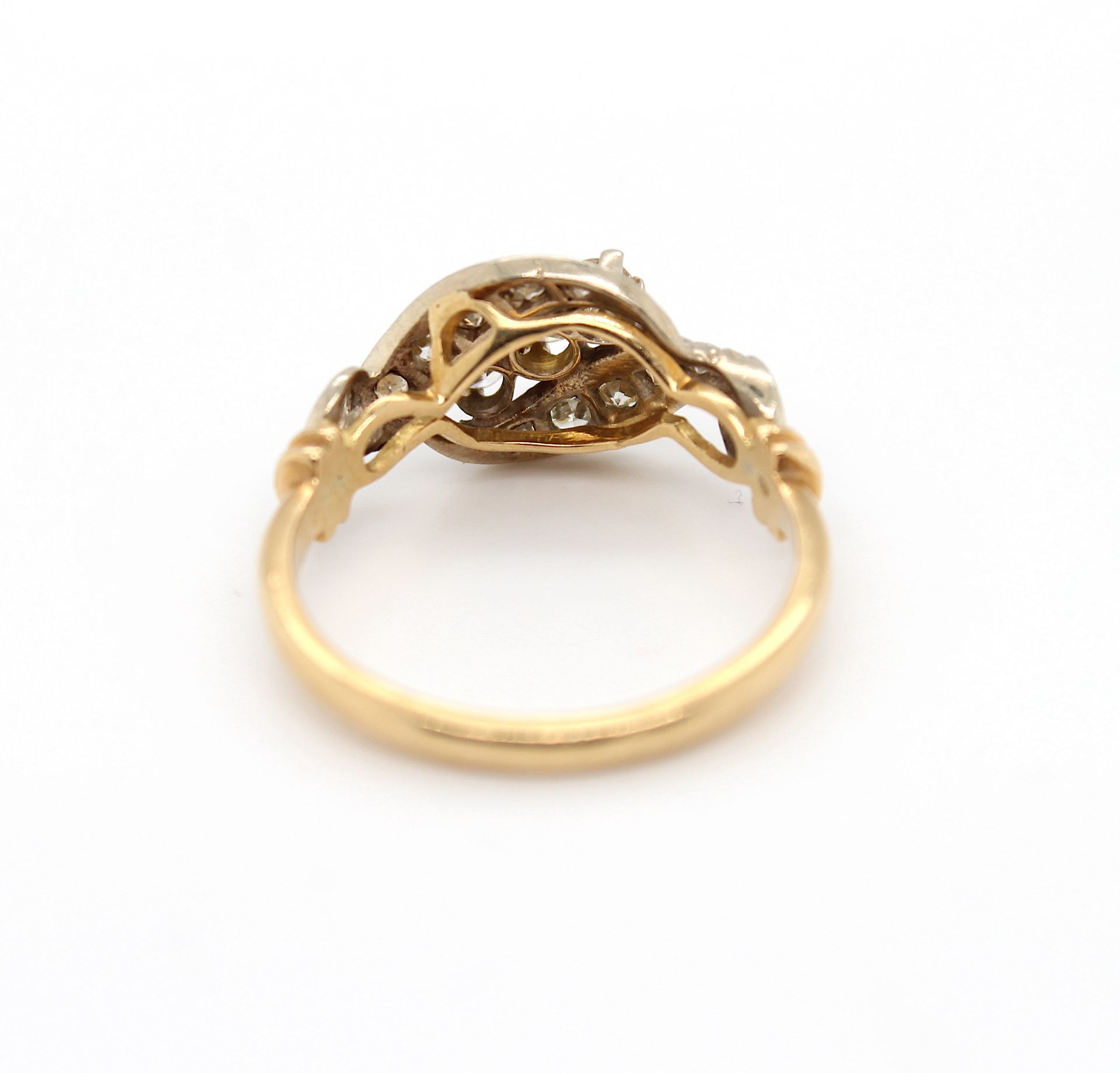 Ring with diamonds, brilliants, total ca. 0,46 ct - Image 4 of 4