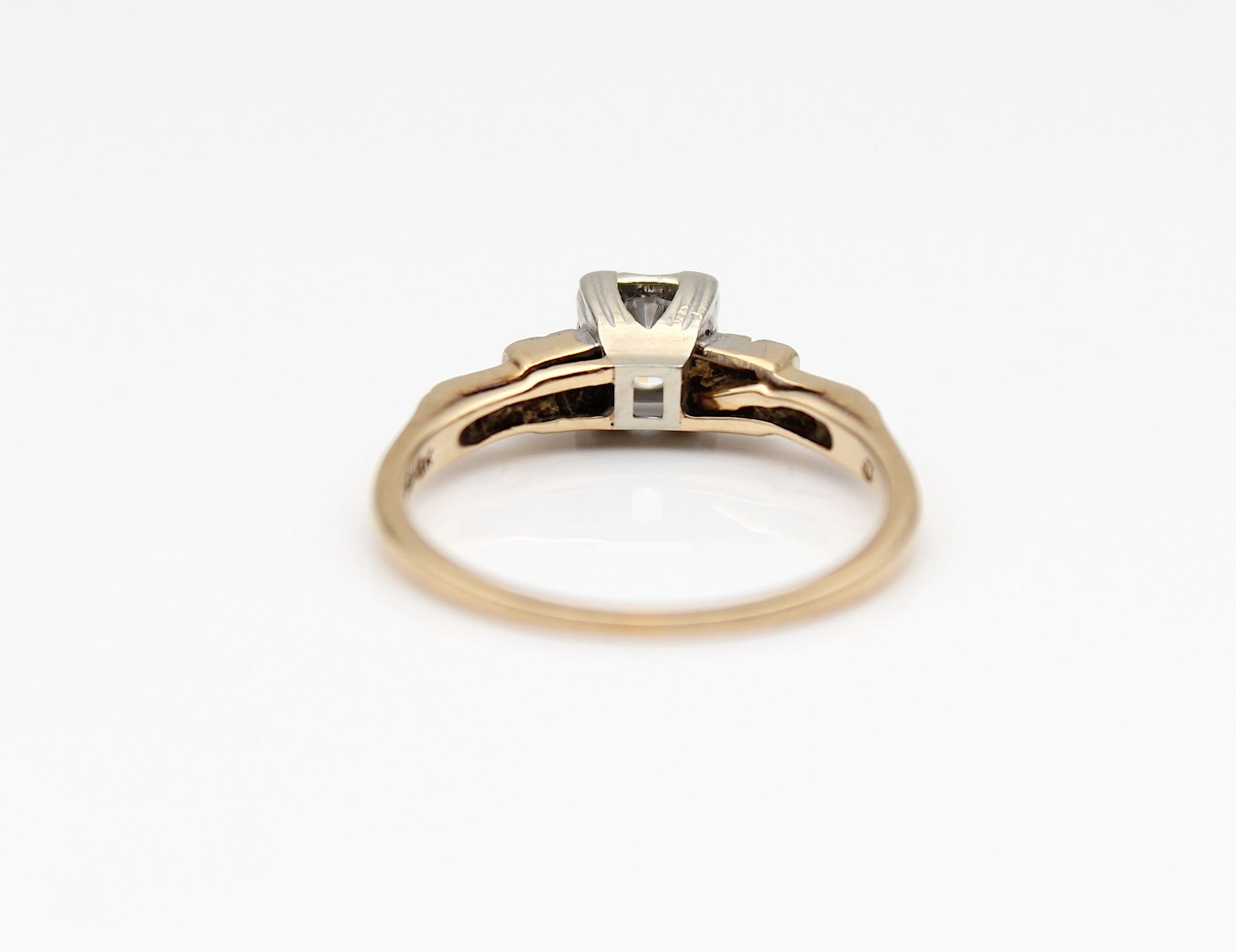 Vintage ring with diamonds - Image 4 of 4