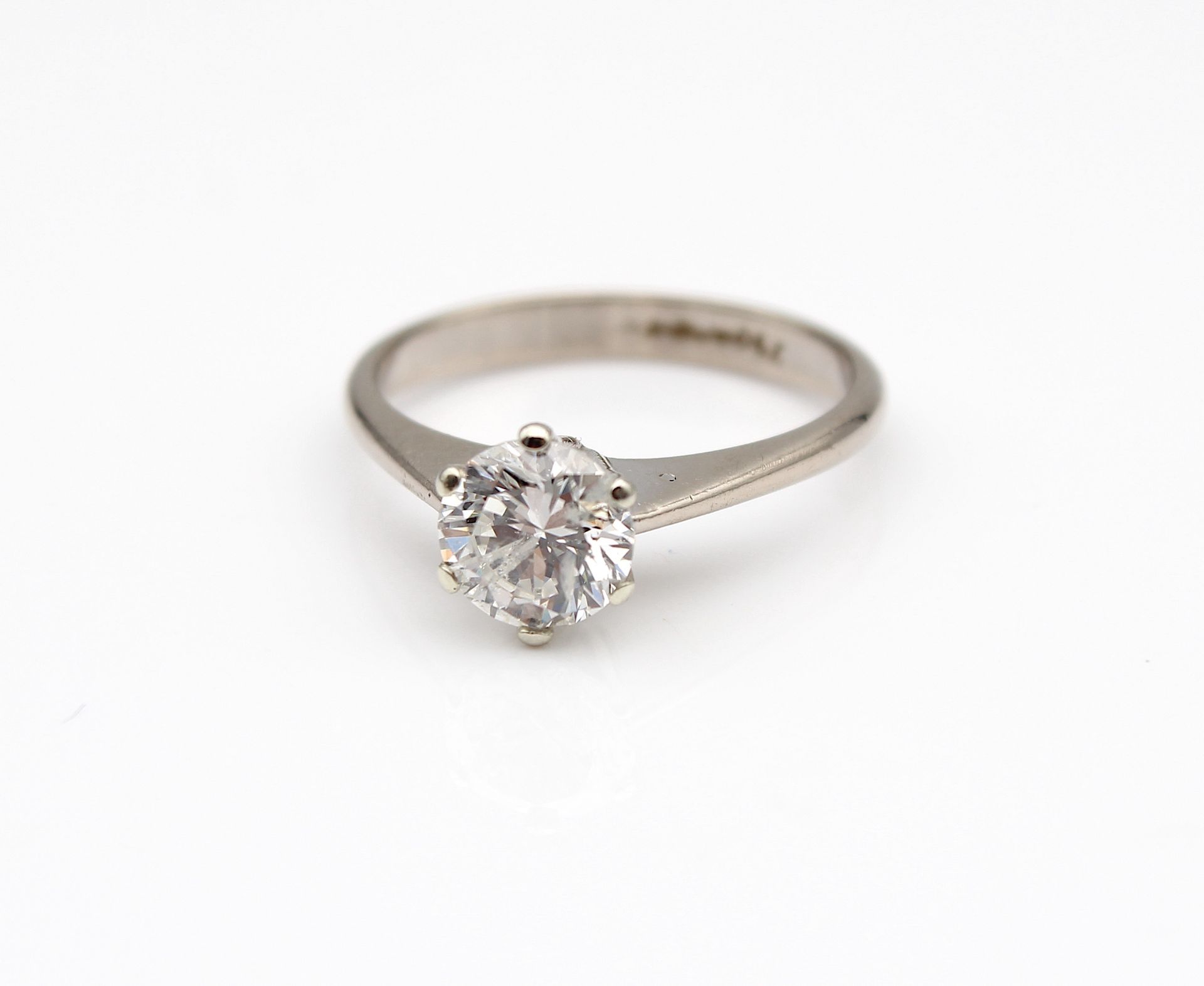 Solitaire Ring mit einem Brillanten ca. 1,05 ct - Bild 3 aus 4