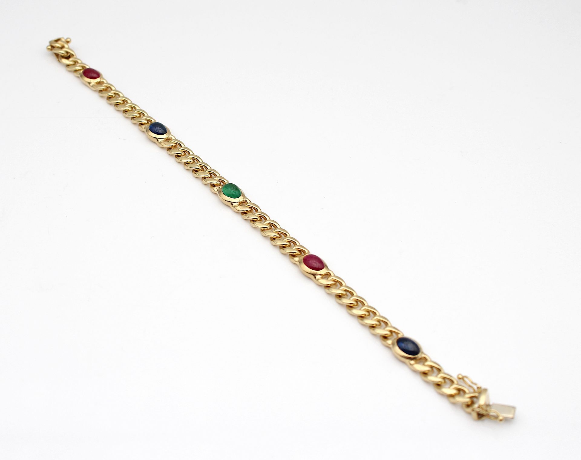 Timeless bracelet with sapphire, emerald and ruby - Image 3 of 3