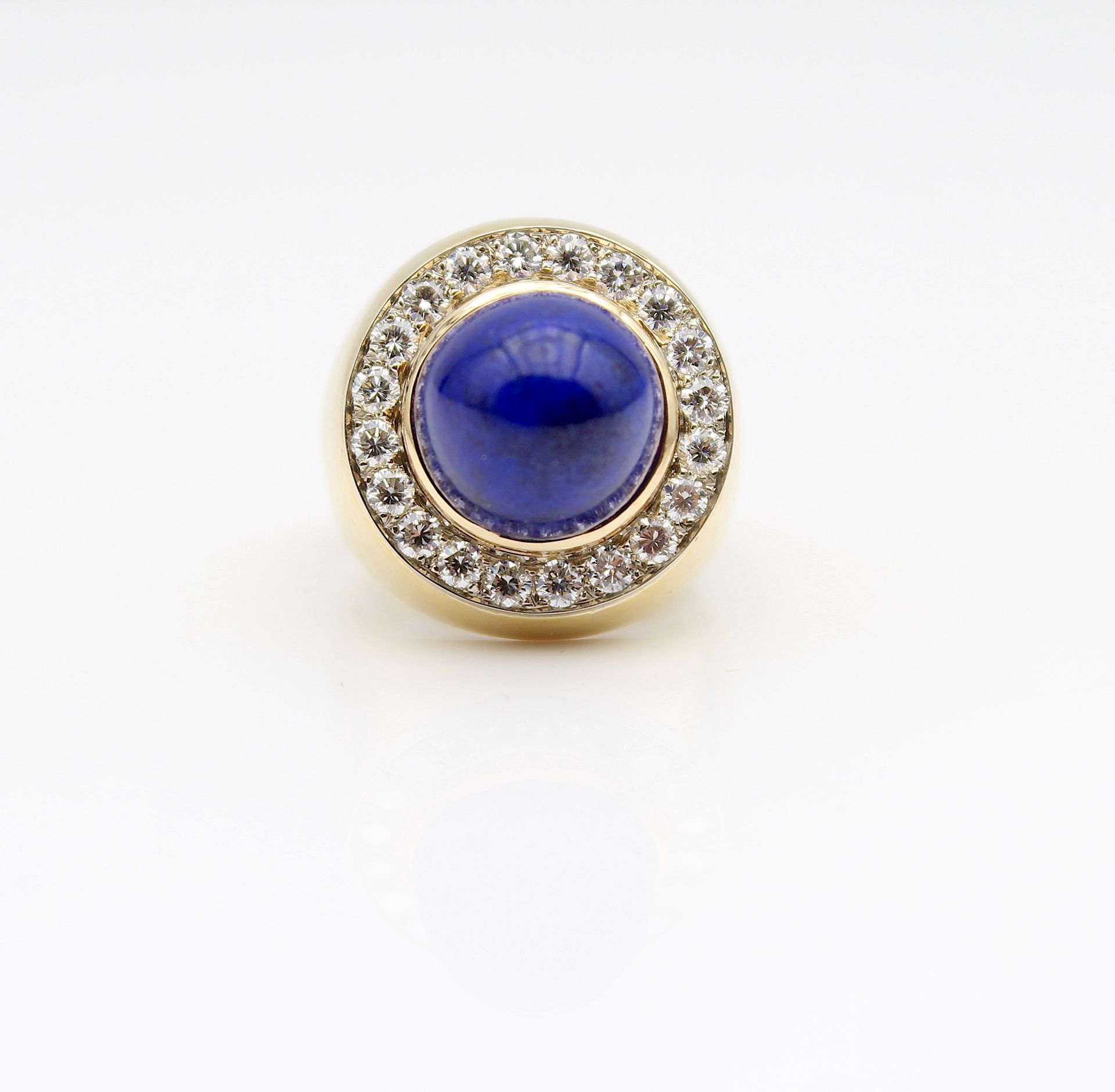 Exclusive ring from Vienna with lapis lazuli and brilliants - Image 4 of 5