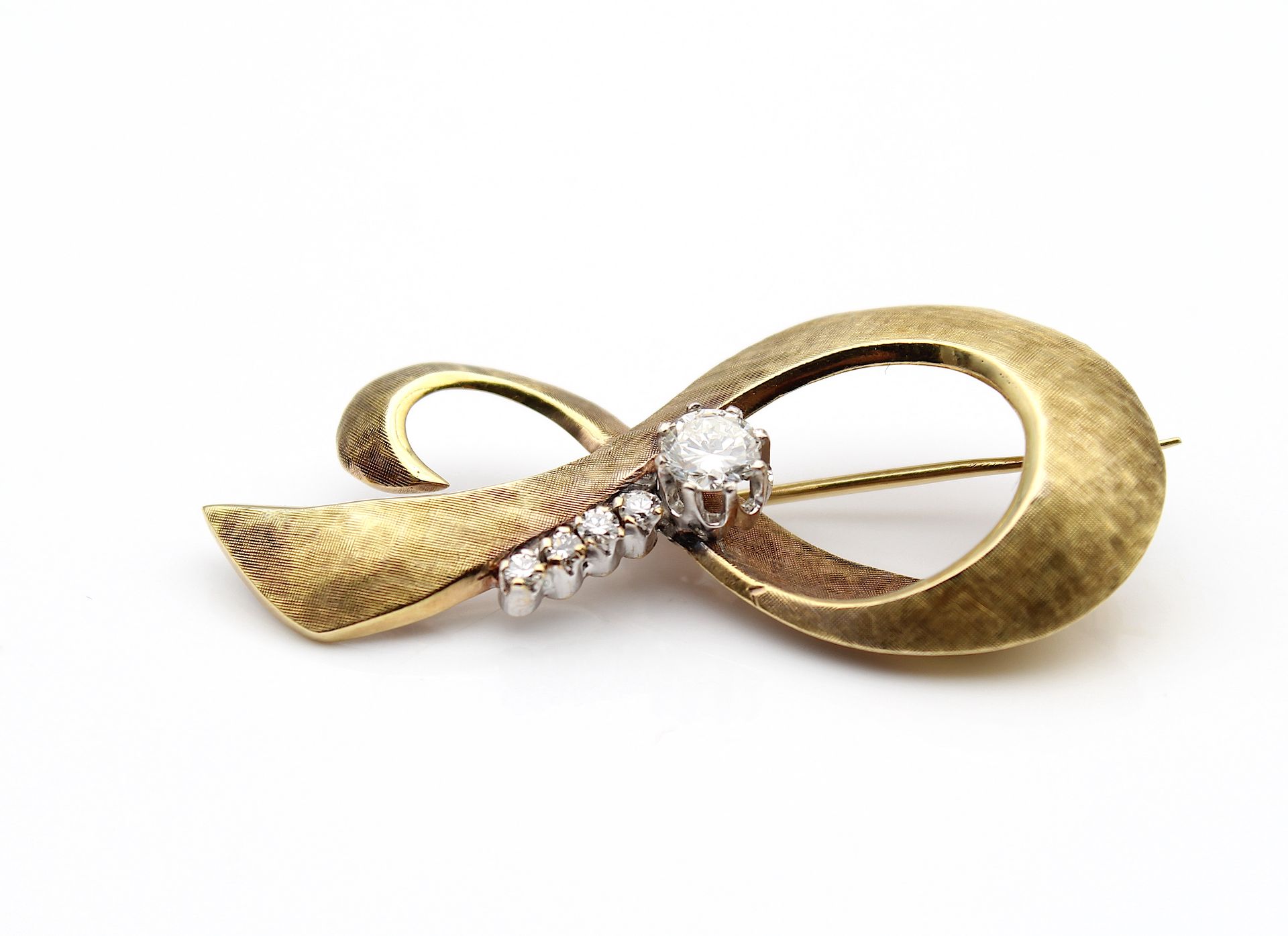 Great vintage brooch with diamonds/brilliant - Image 2 of 4